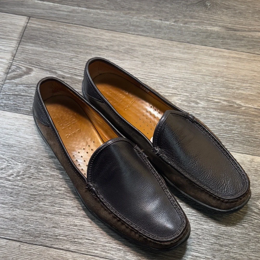 Allen Edmonds Dark Brown Leather Loafers men’s 11.5 (j103)
